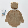 Solid Knitting Cotton Long Sleeve One piece Outfit Toddler Baby Boys Girl Romper Spring Autumn Newborn Baby Girls Jumpsuit