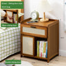 Solid Wood Bedside Table Simple Small Cabinet Modern Morocco Storage Cabinet For Bedroom Bedside