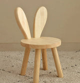 Solid Wood Stool Household Children Backrest Small Chair Wooden Bench Square Stool Coffee Table