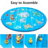 Splash Pad for Kids Outdoor Water Toys Chilfren Sprinklers Play Mat for Backyard Summer Water Park Toddlers Swimming Pool Gifts