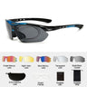 Sports Men Ladies Sunglasses Road Bike Glasses Mountain Bike Cycling Protection Goggles Glasses Bike Glasses Protection 5 Lenses