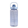 Sports Water Bottle With Straw 2 Liter Men Women Fitness Water Bottles Outdoor Cold Water Bottlesc With Time Marker Drinkware