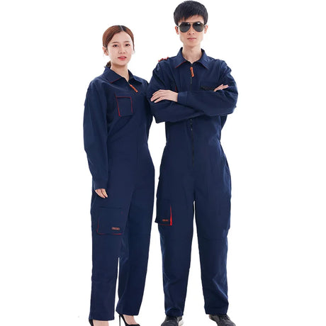 Spring Autumn Joined Workshop Work Clothes Printed Logo Car Repair Shop Uniforms Electric Welders Garden Maintenance Coat