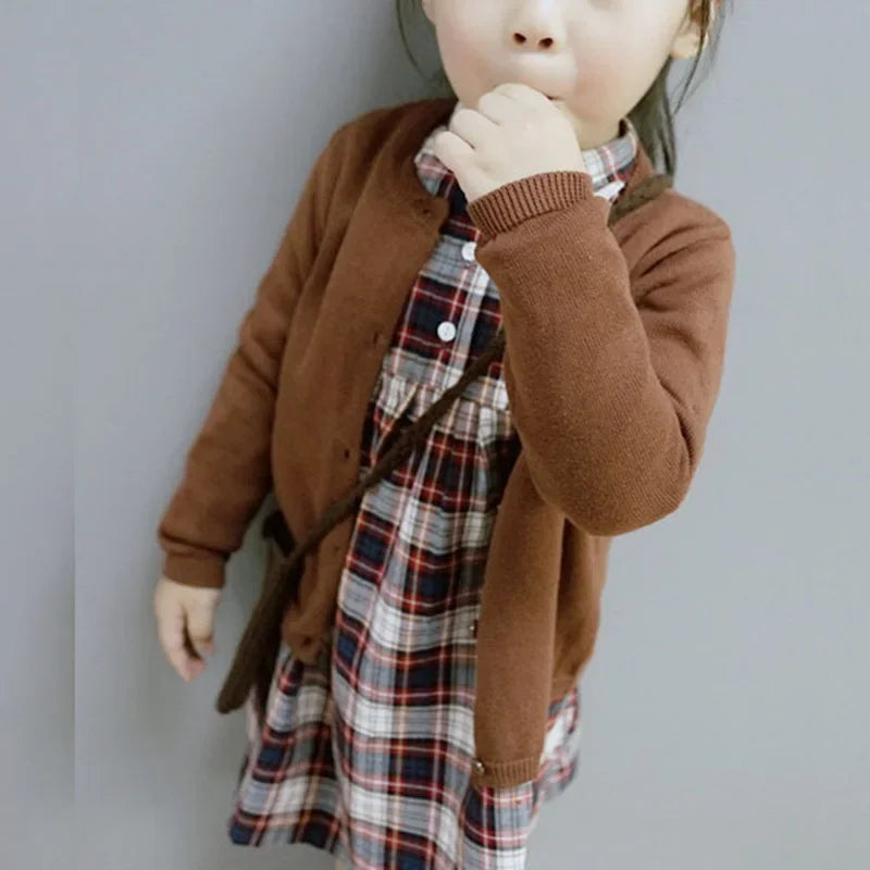 Spring Autumn Knitted Cardigan Sweater Baby Children Clothing Boys Girls Sweaters Kids Wear Baby Boy Clothes Winter