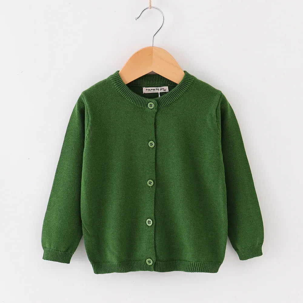 Spring Autumn Knitted Cardigan Sweater Baby Children Clothing Boys Girls Sweaters Kids Wear Baby Boy Clothes Winter