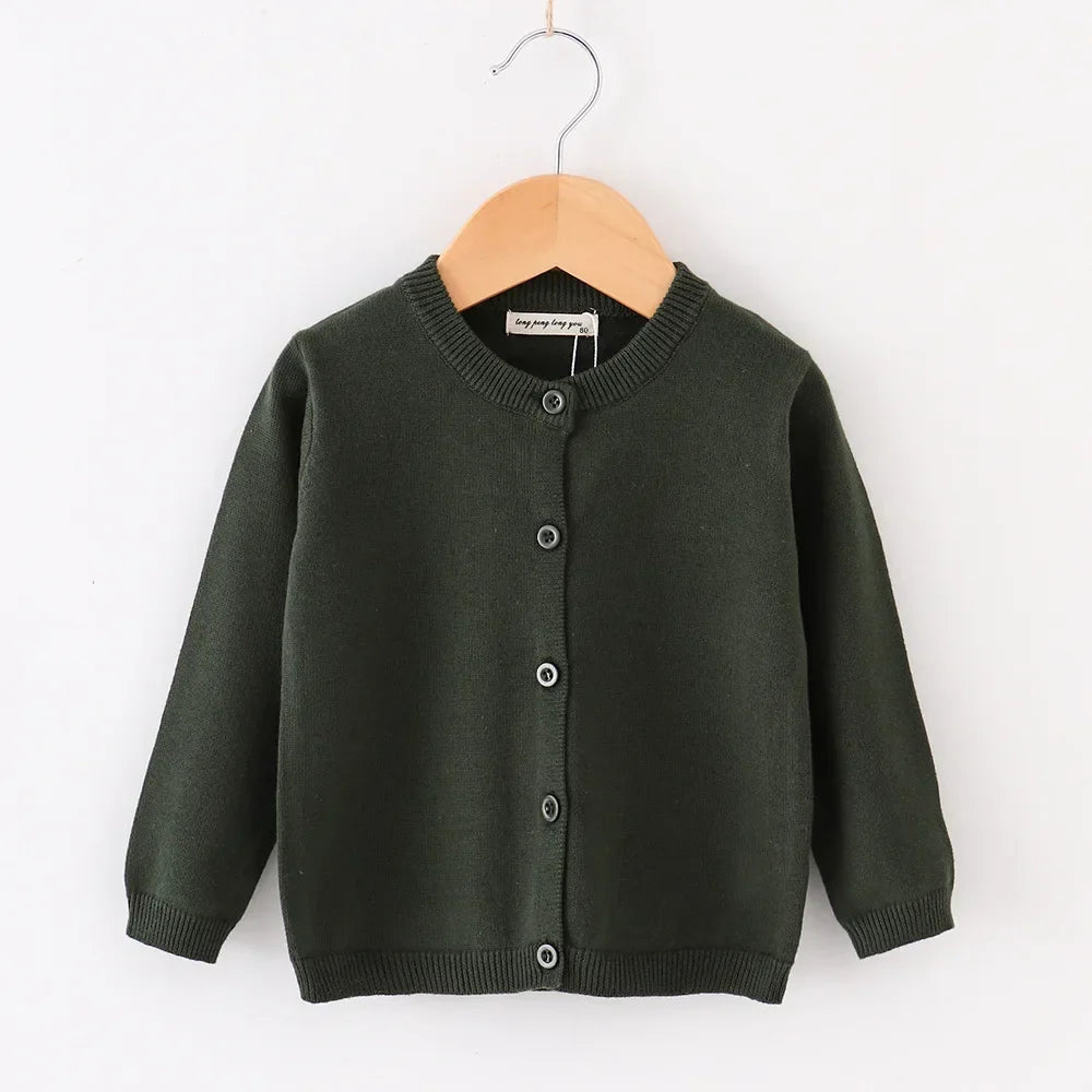 Spring Autumn Knitted Cardigan Sweater Baby Children Clothing Boys Girls Sweaters Kids Wear Baby Boy Clothes Winter