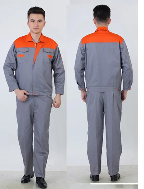 Spring Work Clothing Men Women Warehouse Worker Suit Durable Uniforms Safety Auto Repair Workshop Mechanic Electric Coveralls