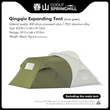 Springhill Outdoor camping tent lightweight hiking tent, ultra lightweight portable single or double person tent