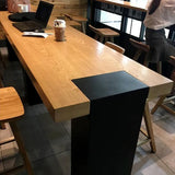 Square Industrial Bar Tables High Reception Standing Minimalist Bar Dining Tables Midcentury Modern Mesa Pared Bar Furniture