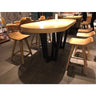 Square Industrial Bar Tables High Reception Standing Minimalist Bar Dining Tables Midcentury Modern Mesa Pared Bar Furniture