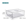 Stackable Refrigerator Organizer Bins, Reusable Food Storage Containers, Fridge Drawer Organizer in Home Kitchen, Restaurant