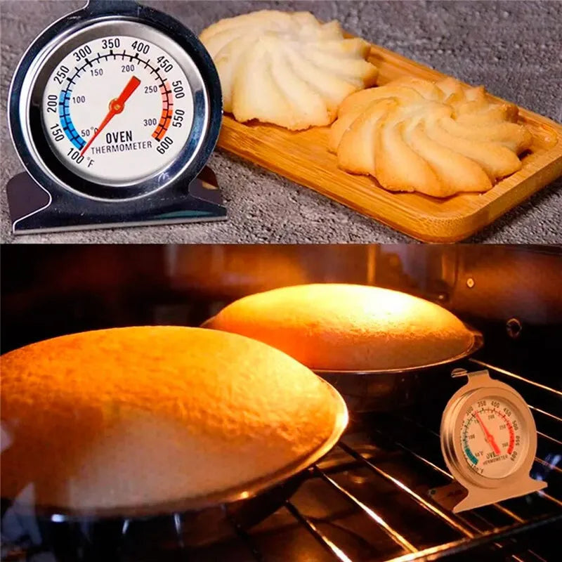 Stainless Steel Kitchen Oven Thermometer Food Bread Household Good Oven Cookware Thermometer Thermometer BBQ Thermometer