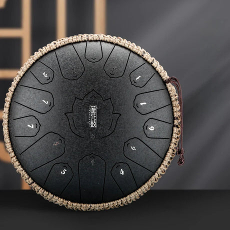 Steel Tongue Drum 12 Inch 13 Note Tongue Drum Accessories Professional Music Meditation Instrument Musical Instrument Climber