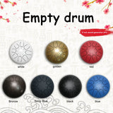 Steel Tongue Drum Set 6 Inch 8 Tune Handpan Drum Pad Tank with Drumstick Carrying Bag Percussion Instruments Accessories New