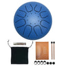 Steel Tongue Drum Set 6 Inch 8 Tune Handpan Drum Pad Tank with Drumstick Carrying Bag Percussion Instruments Accessories New