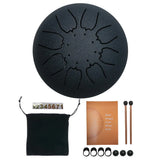 Steel Tongue Drum Set 6 Inch 8 Tune Handpan Drum Pad Tank with Drumstick Carrying Bag Percussion Instruments Accessories New