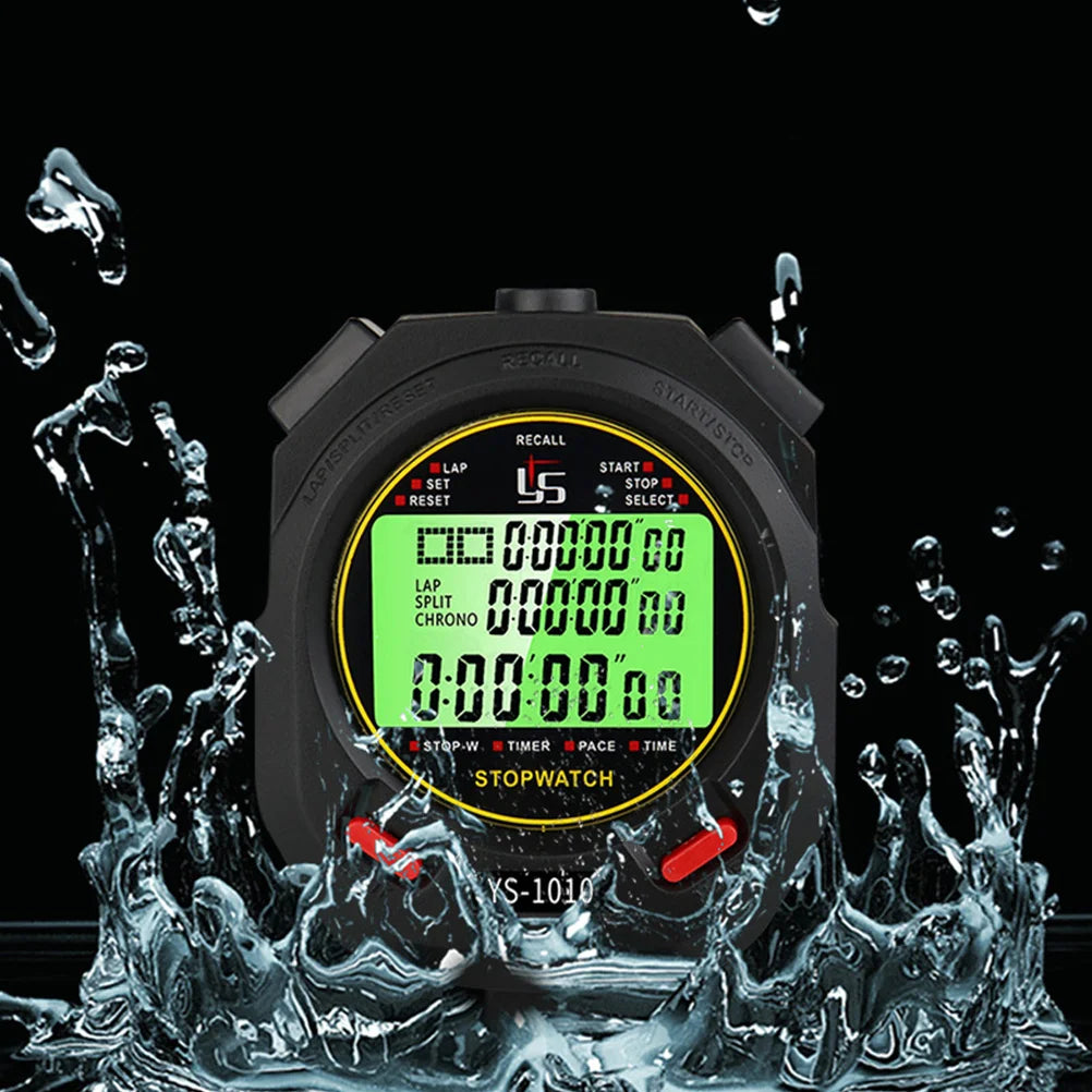 Stopwatch Sports Chronometers Pedometer Shooting Timer Countdown Chronograph Multifunction