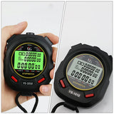 Stopwatch Sports Chronometers Pedometer Shooting Timer Countdown Chronograph Multifunction