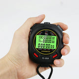 Stopwatch Sports Chronometers Pedometer Shooting Timer Countdown Chronograph Multifunction