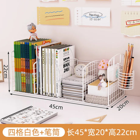 Storage Organizer Magazine Racks Display Corner Modern Desktop Bookcase Bedside Small Libreria Scaffale Minimalist Furniture