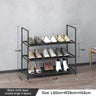 Storage shoe rack stainless steel multi-layer shoe cabinet household doorstep dustproof storage cabinet economical storage rack