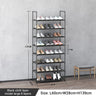 Storage shoe rack stainless steel multi-layer shoe cabinet household doorstep dustproof storage cabinet economical storage rack