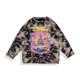 Street Dance Kids Hip Hop Clothing Girls Boys Tie Dye Sweatshirt Cargo Pants Casual Rave Clothes Teenagers Loose Practice Wear