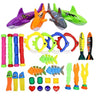 Summer Children Swimming Octopus Pool Diving Toys Set Water Sports Water Play Toys Diving Stick Gem Underwater Grabbing Toys Set