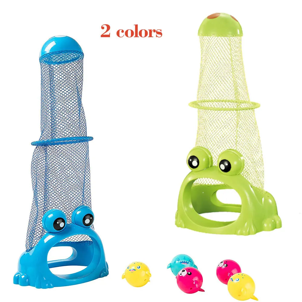 Summer Diving Training Toys Feed The Frog Game The Bottom Feeder Underwater Swimming Pool Dive Toys Bath Toys for Boys and Girls