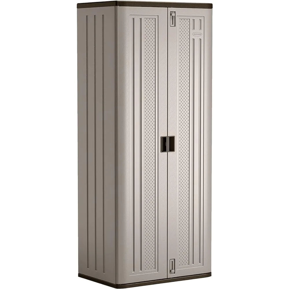 Suncast BMC7200 Storage Cabinet, Platinum