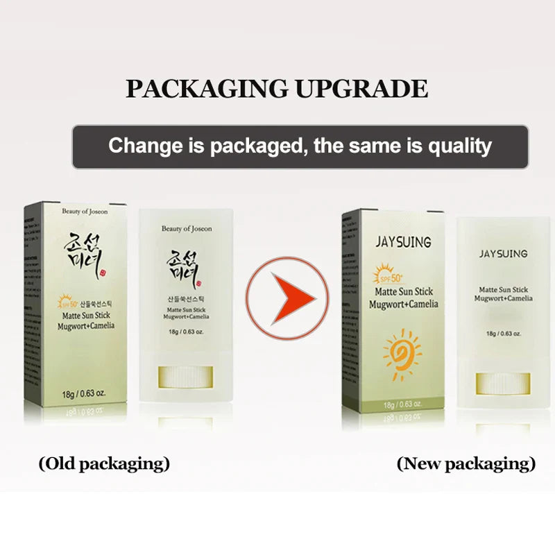 Sunscreen Stick Matte Sun Stick Refreshing SPF50+ UV Protective Anti Oxidant Oil-control For Sunscreen Korea Cosmetics Skin Care