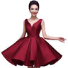 Suosikki Sexy Short Cocktail Dresses Bridal Banquet Wine Red stain Backless Party Formal Dress Homecoming Dress Robe De Soiree