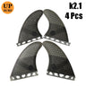 Surfing Fins 5pcs/4pcs Fins Set Single Tabs Fin M+GL UK2.1/L/GX Surf Fin Fiberglass Honeycomb Surfboard Fins Surfing Accessories