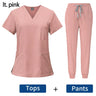 Surgical Uniforms Woman Nursing Enfermeria Sets Top + Pant Articles Medical Uniform Scrubs Clinical Beauty Salon hospital Suits