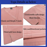 Surgical Uniforms Woman Nursing Enfermeria Sets Top + Pant Articles Medical Uniform Scrubs Clinical Beauty Salon hospital Suits