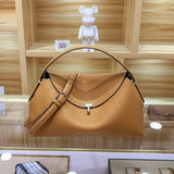 Swedish Luxury Brand Large-capacity Messenger Bag Clutch Ladies Shoulder Bag Lychee Grain Cowhide T-lock Buckle crossbody Bag