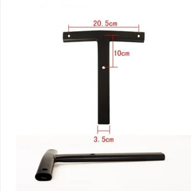 T-Shaped Chair Back Support Rod Computer Swivel Lift Chair Back Backrest Support Tripod Pallet Connection Pole Chair Accessories