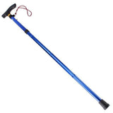 T-handle Portable Easy Folding Walking Stick Adjustable Aluminum Alloy Trekking Stick Mountaineering Telescopic Cane Non Slip