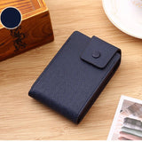 TANGYUE Men Credit Card Holder Leather Purse for Cards Case Wallet for Credit ID Bank Card Holder Women Cardholder and Coins