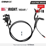 TANKE E-Bike MTB Hydraulic Disc Brake Set Electric E Scooter Power Control Shifter Bicycle Brakes 160mm rotors Aluminum Alloy