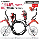 TANKE E-Bike MTB Hydraulic Disc Brake Set Electric E Scooter Power Control Shifter Bicycle Brakes 160mm rotors Aluminum Alloy