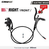 TANKE E-Bike MTB Hydraulic Disc Brake Set Electric E Scooter Power Control Shifter Bicycle Brakes 160mm rotors Aluminum Alloy