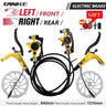 TANKE E-Bike MTB Hydraulic Disc Brake Set Electric E Scooter Power Control Shifter Bicycle Brakes 160mm rotors Aluminum Alloy