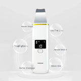 TEWIRROW Upgraded Ultrasonic Scrubber Machine Facial Cleanser Skin Spatula Pore Cleaner Home Use Beauty Devices Face Care Tool