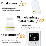 TEWIRROW Upgraded Ultrasonic Scrubber Machine Facial Cleanser Skin Spatula Pore Cleaner Home Use Beauty Devices Face Care Tool