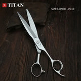 TITANProfessional hairdressing scissors, 7 inch cutting scissors, vg10 japanstainless steel salon barber tool