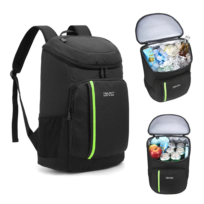 TOURIT 30 Liters Thermal Backpack for Beer Lightweight Waterproof Large Fresh Keeping Insulated Bag  Cooler Backpack Delivery