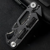 Tactical Army Knife Mini Bicycle Repair EDC Camping Gear Equipment Multifunctional Outdoor Pocket Tool Combination Card Folding