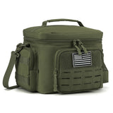 Tactical Lunch Bag for Men Military Heavy Duty Lunch Box Work Leakproof Insulated Durable Thermal Cooler Bag Meal Camping Picnic