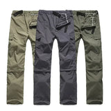 Tactical Pants for Men Quick Drying Women Cargo Pants Waterproof Climb Trekking Camp Work Pants Detachable Stretch Shorts